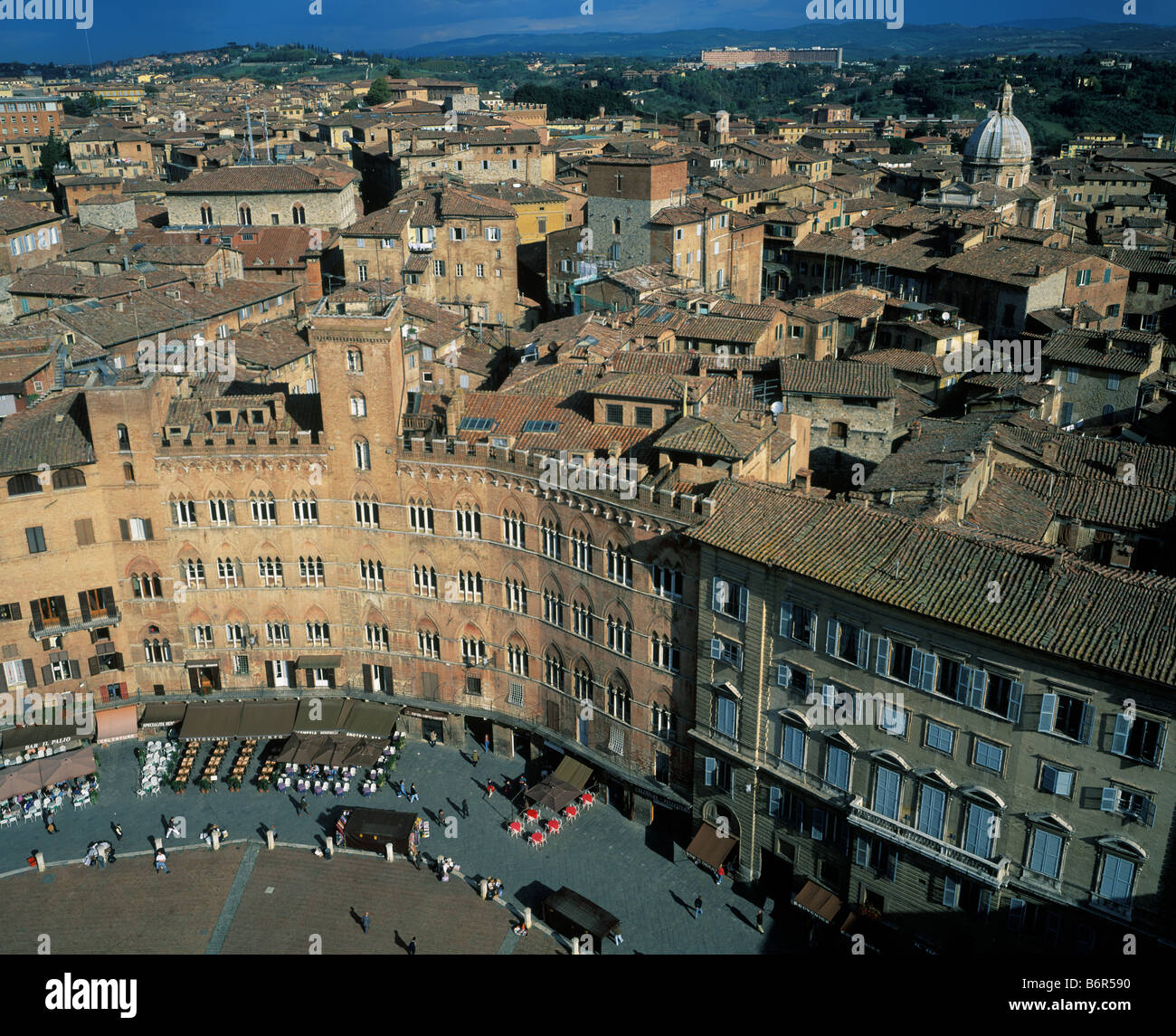 La ville de Sienne en Italie, par Wally/Parshall Dembinsky Assoc Photo Banque D'Images