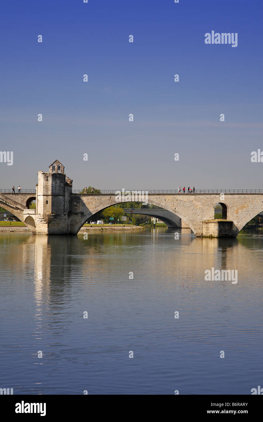 Le Pont d'Avignon, Avignon, France Banque D'Images
