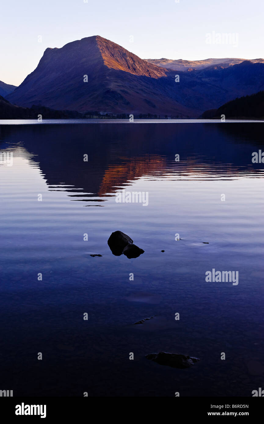 Voir d'Fleetwith Pike et Buttermere Lake District en Cumbrie Banque D'Images