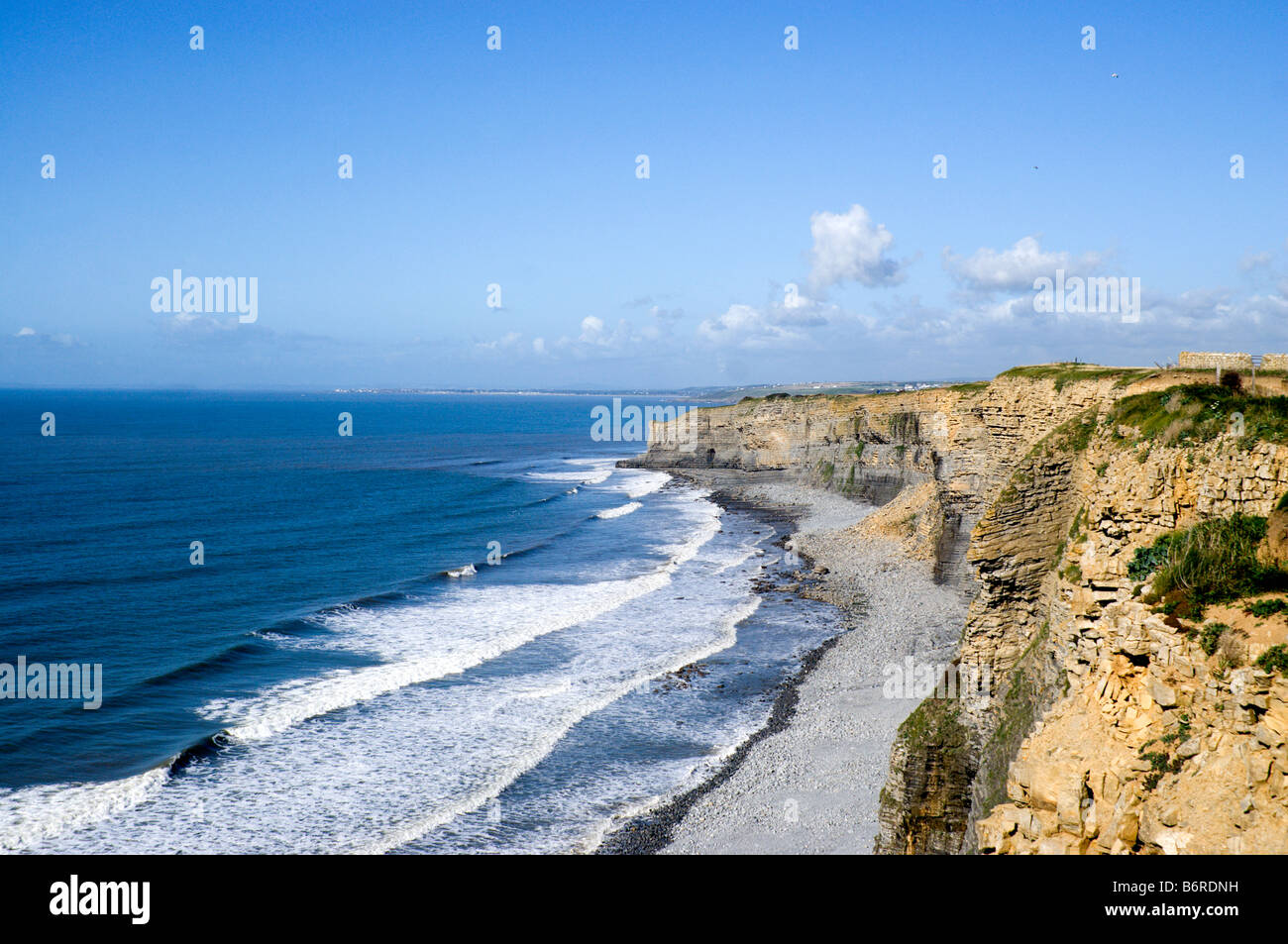 Près de la côte du glamorgan point nash vallée de Glamorgan au Pays de Galles du sud Banque D'Images