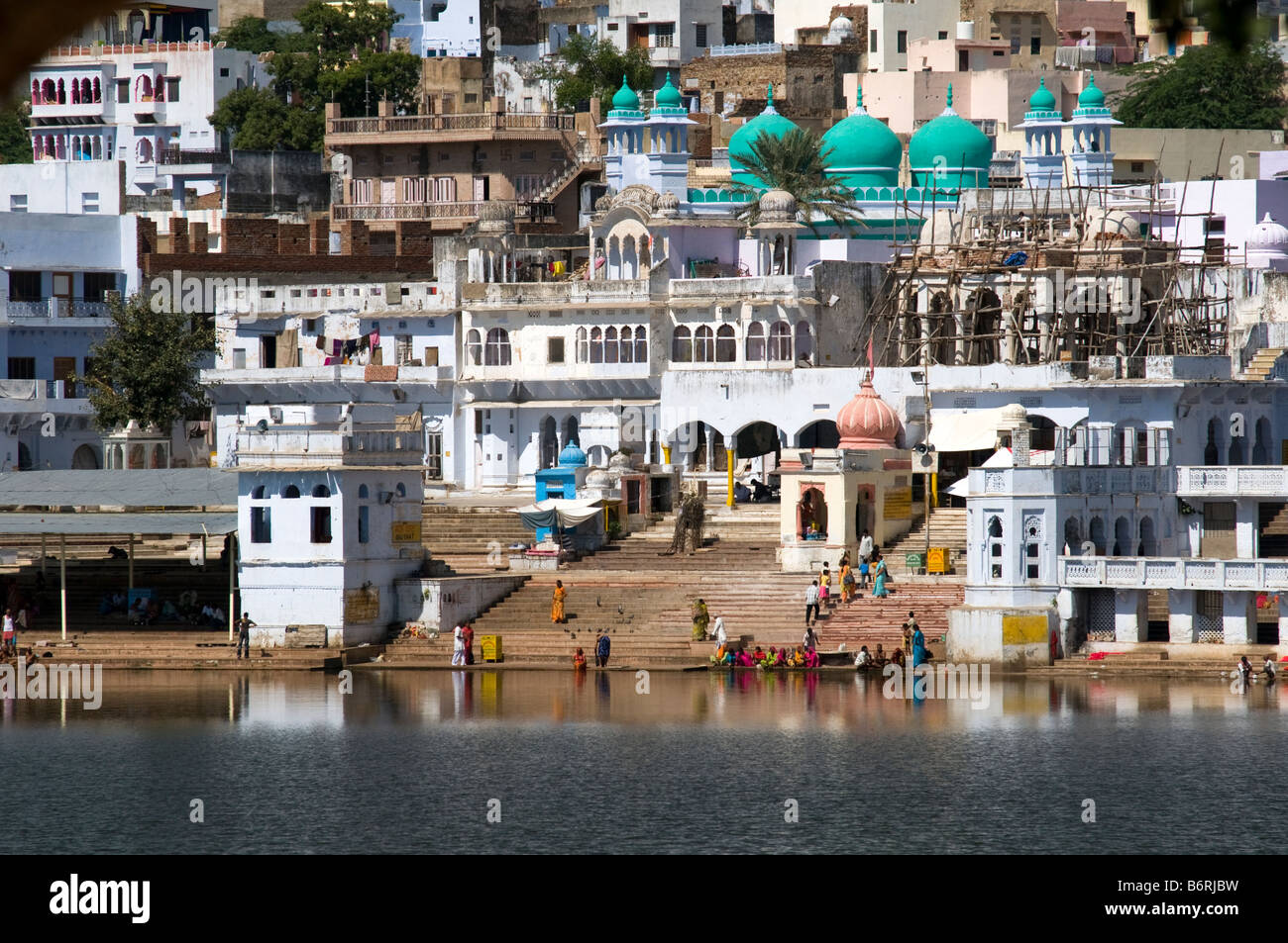 Pushkar. Le Rajasthan, Inde. Banque D'Images