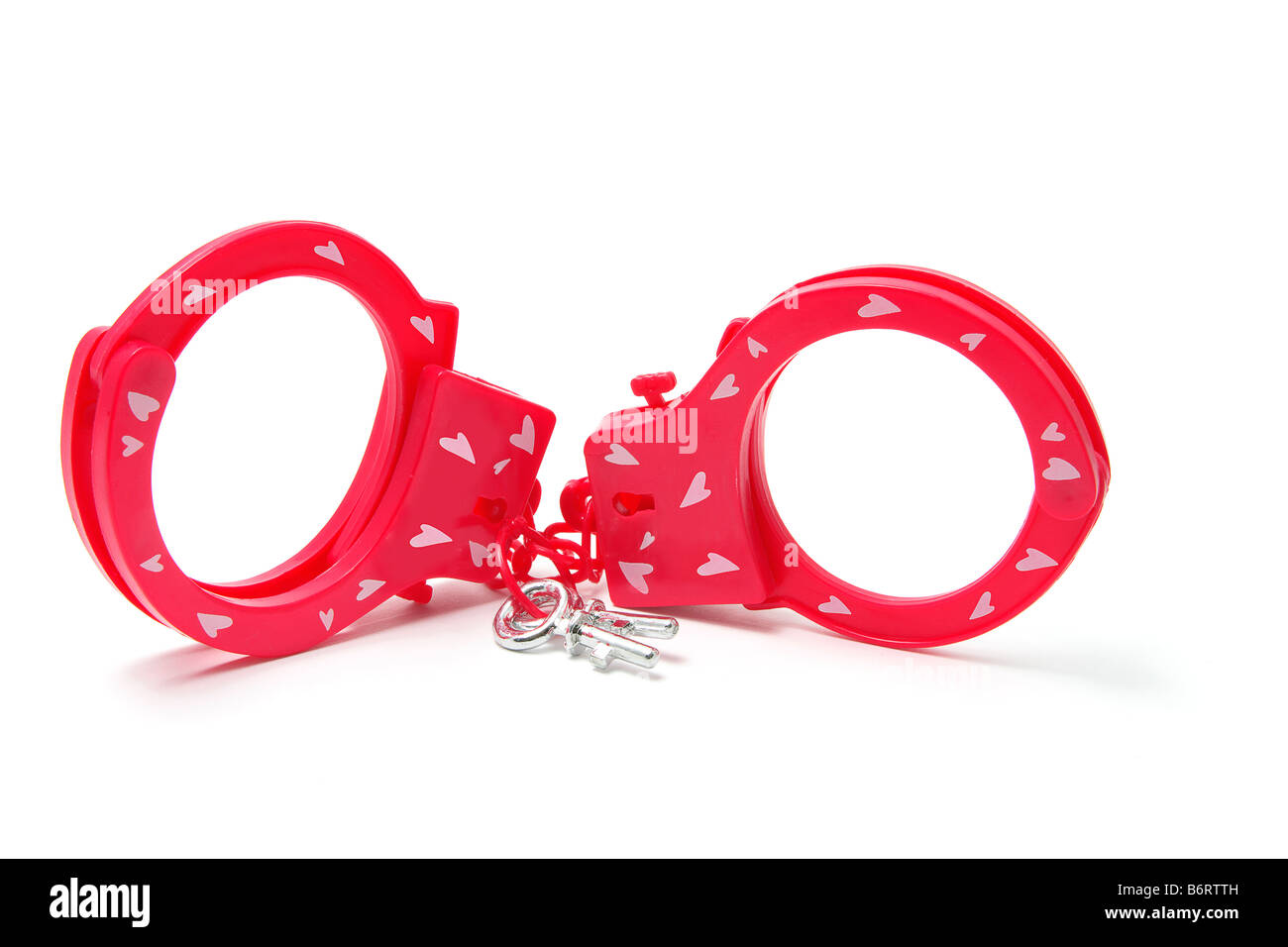 Les menottes en plastique Banque D'Images