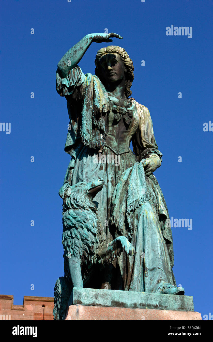Flora Macdonald Inverness Ecosse Highland statue UK Banque D'Images