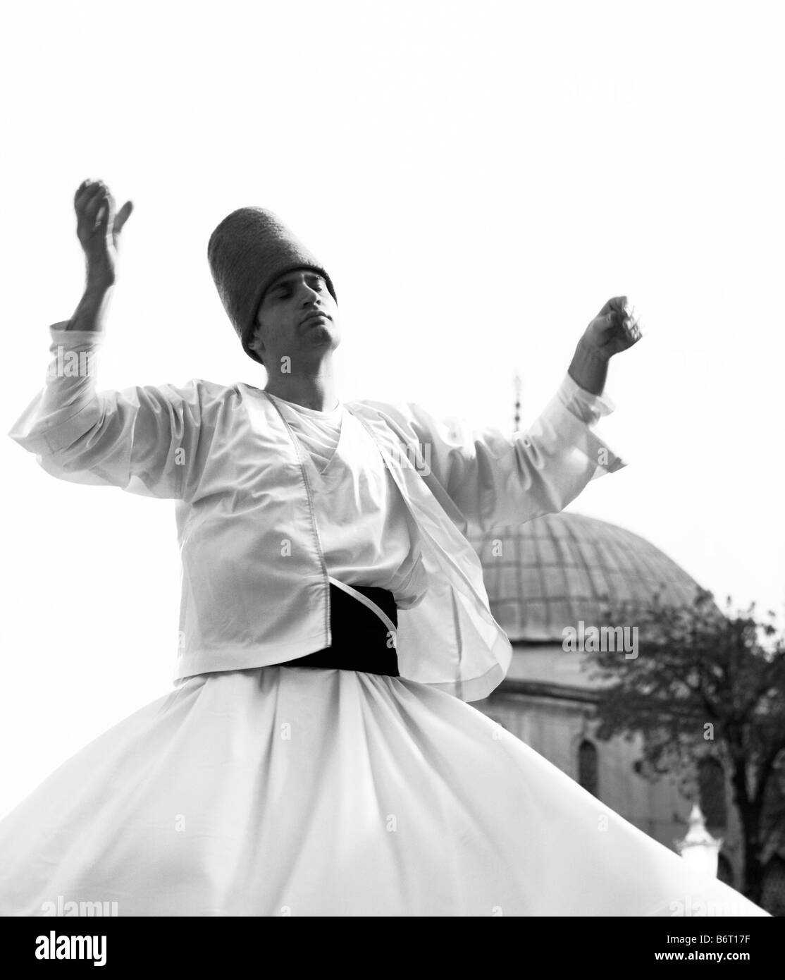 Danseuse derviche istanbul Banque D'Images