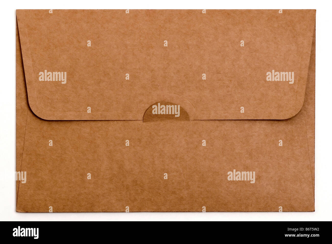 Remarque sur la grande enveloppe marron sur le dessus de table Photo Stock  - Alamy