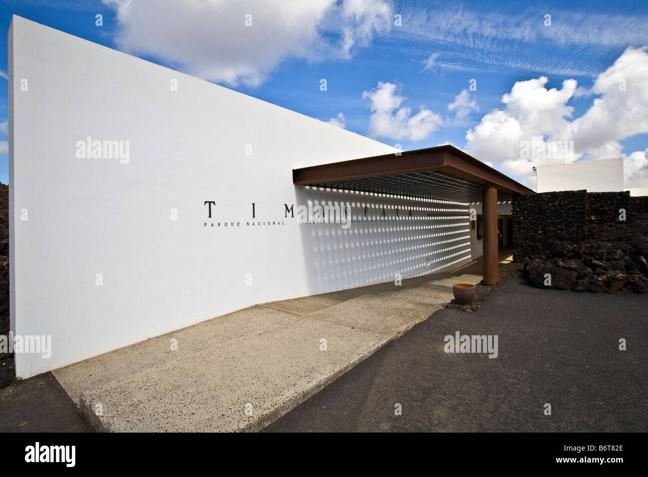 Centro de Visitantes, Timanfaya, Lanzarote, îles Canaries, Espagne Banque D'Images