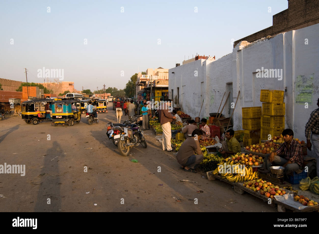 Bikaner. Le Rajasthan. L'Inde. Banque D'Images