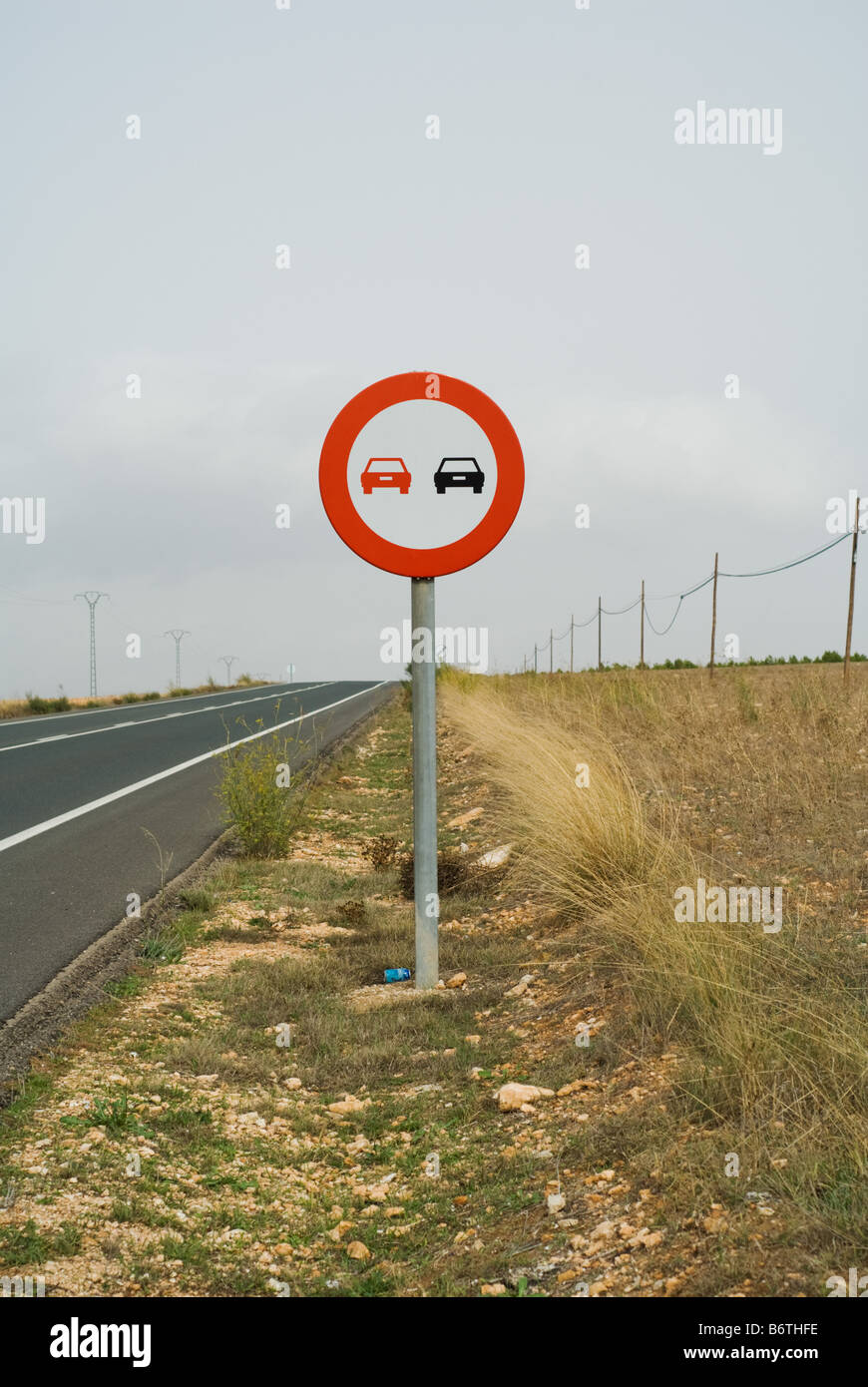 Panneau de signalisation en espagne Banque de photographies et d’images à haute résolution Alamy
