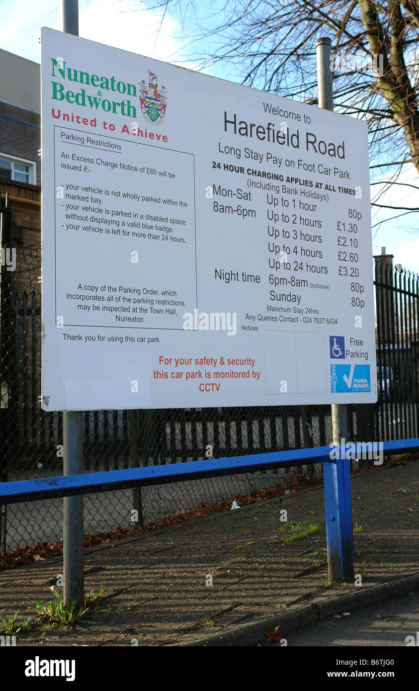 Nuneaton Warwickshire Angleterre GO UK 2008 Banque D'Images