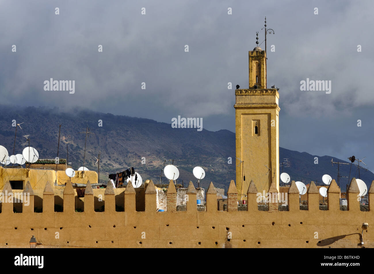 Mosquée de la Médina de Fes, Maroc Banque D'Images