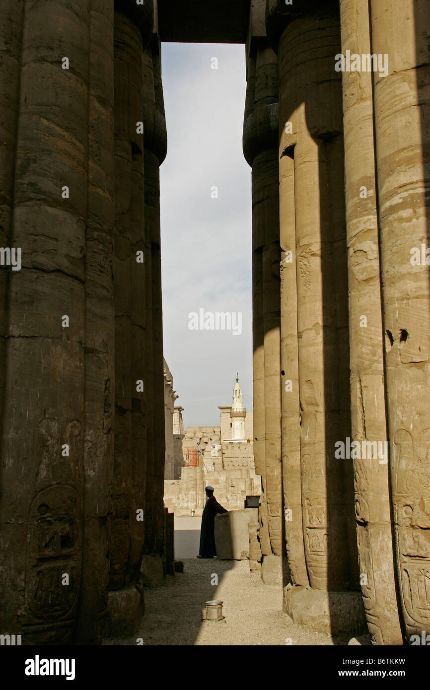 Le temple de Louxor, Louxor, Egypte Banque D'Images