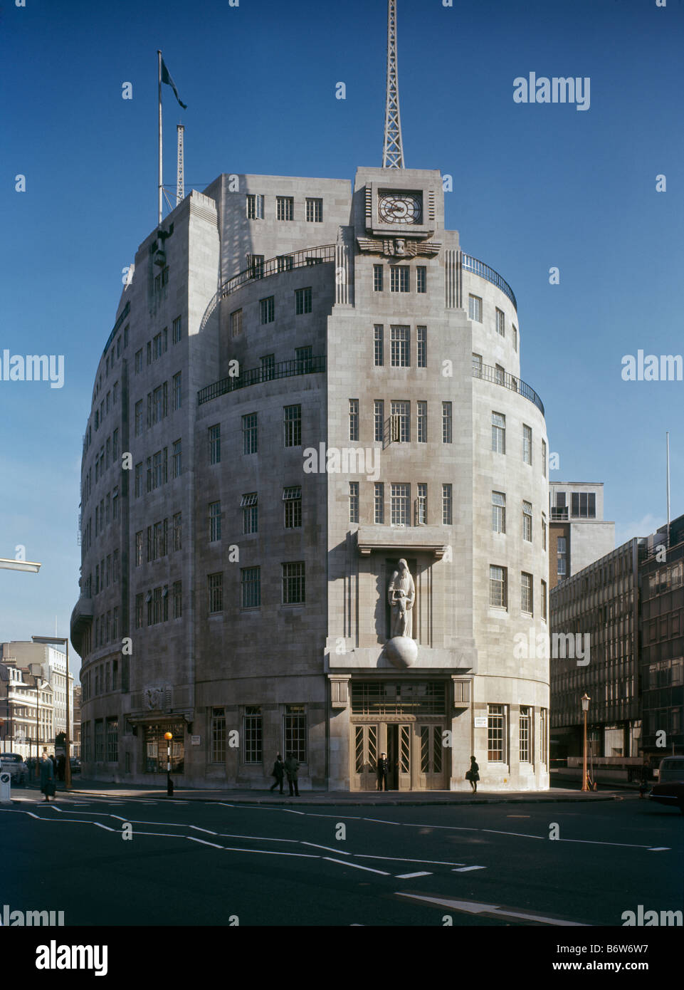 Bâtiment BBC Banque D'Images