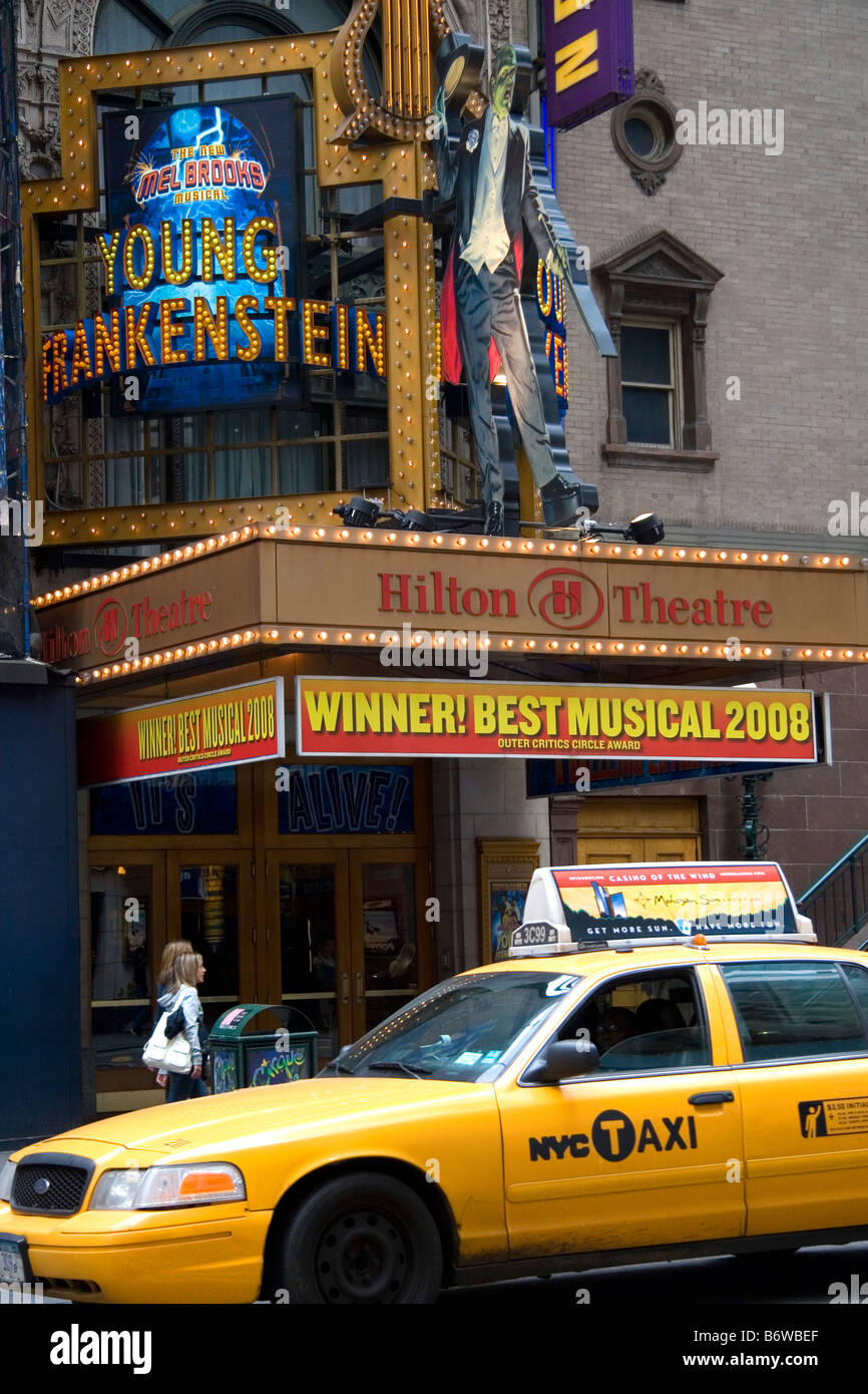 Young Frankenstein spectacle de Broadway à Times Square Manhattan New York City New York USA Banque D'Images