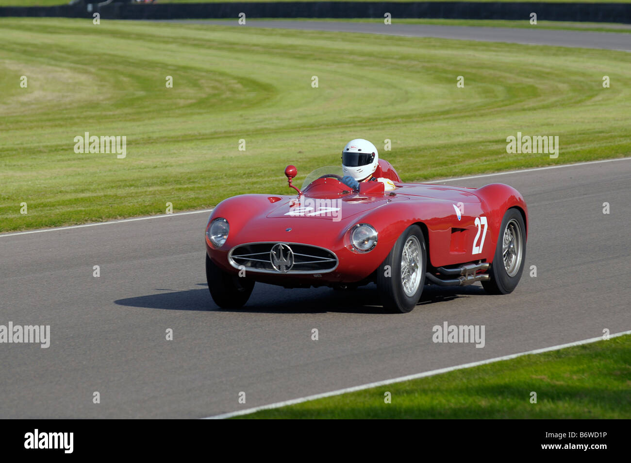 Goodwood Revival meeting septembre 2008 Maserati 300s 1955 2991cc Tony Smith Banque D'Images