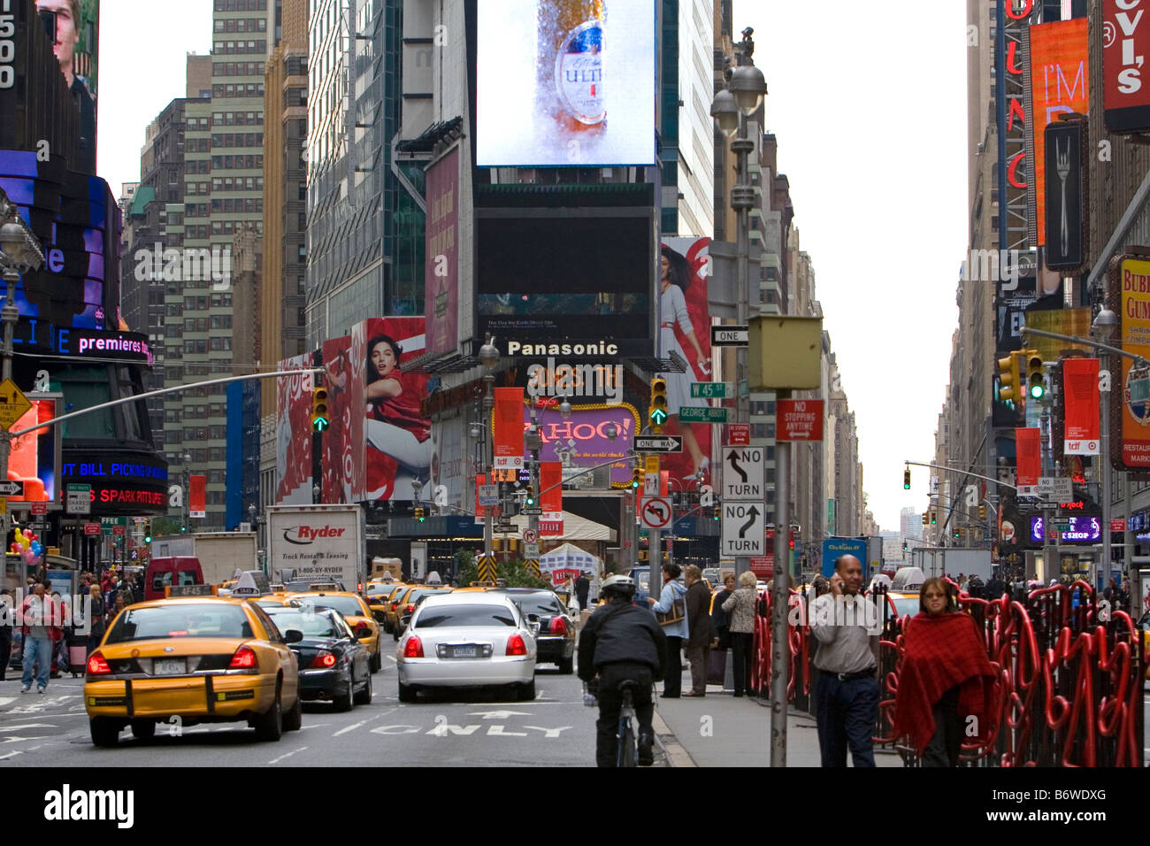 Times Square à Manhattan New York City New York USA Banque D'Images