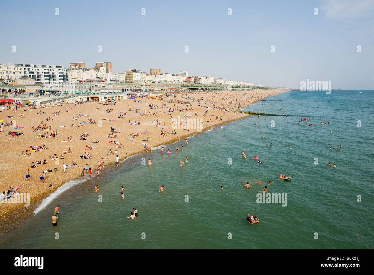 Plage de Brighton Banque D'Images