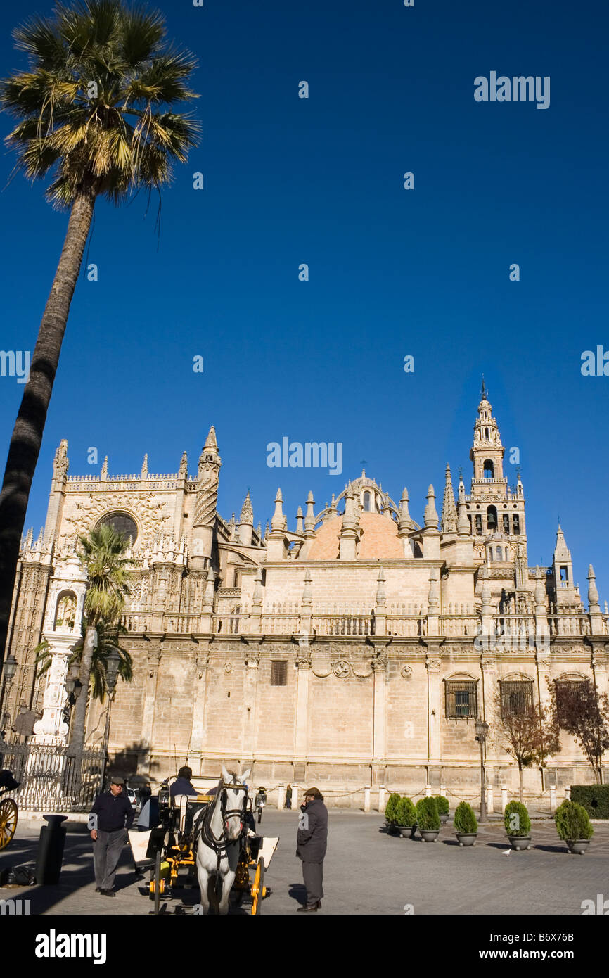 La Cathédrale de Séville Espagne Banque D'Images