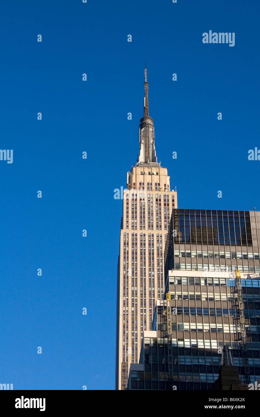 L'Empire State Building de New York New York USA Banque D'Images
