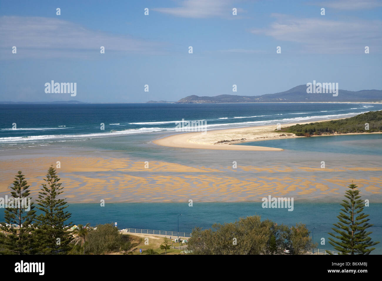 La bouche de la rivière Nambucca Heads Nambucca Heads New South Wales Australie Banque D'Images