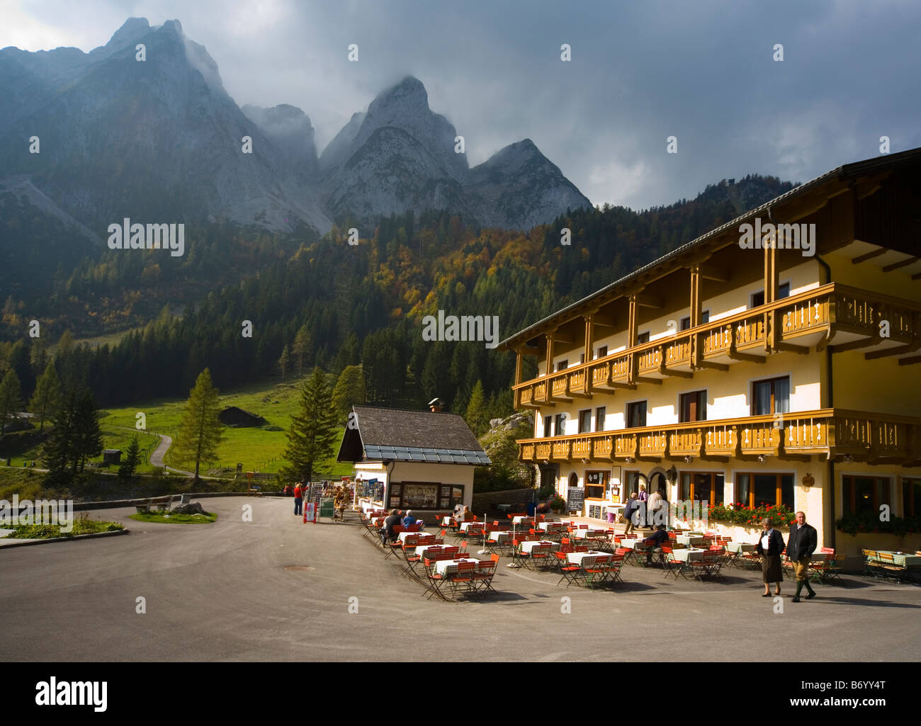 Dachstein Autriche Alpes Mt en région du Salzkammergut Banque D'Images