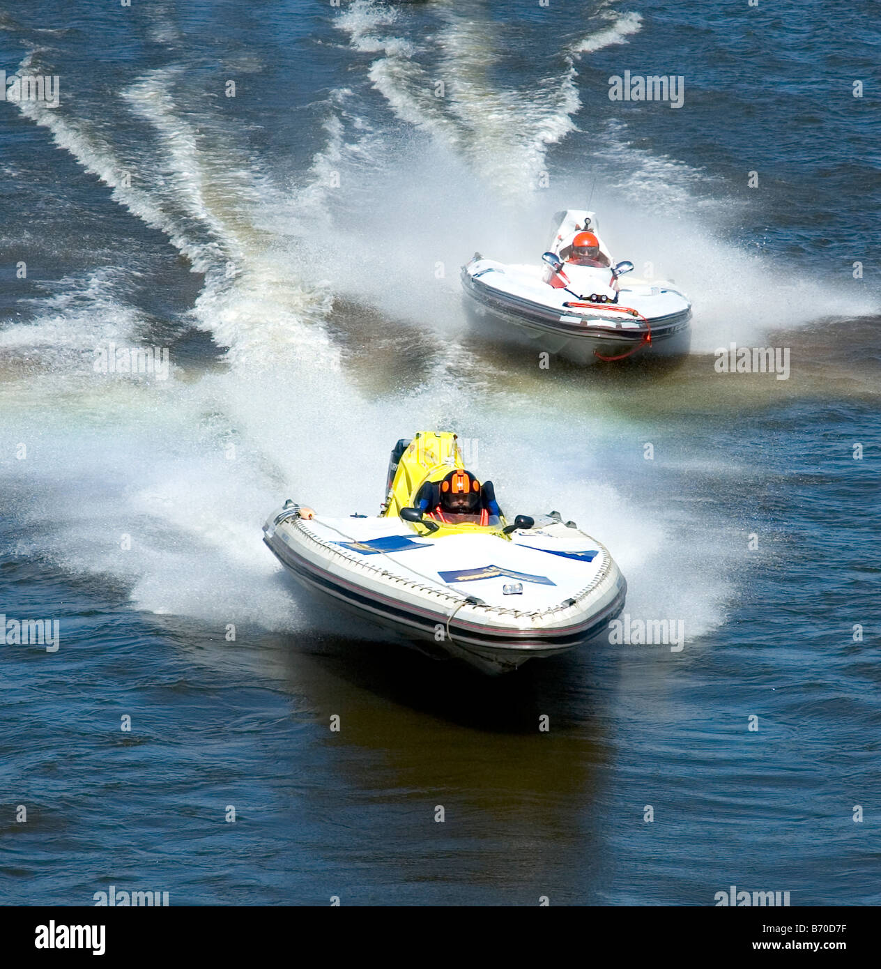 course de bateaux Banque D'Images