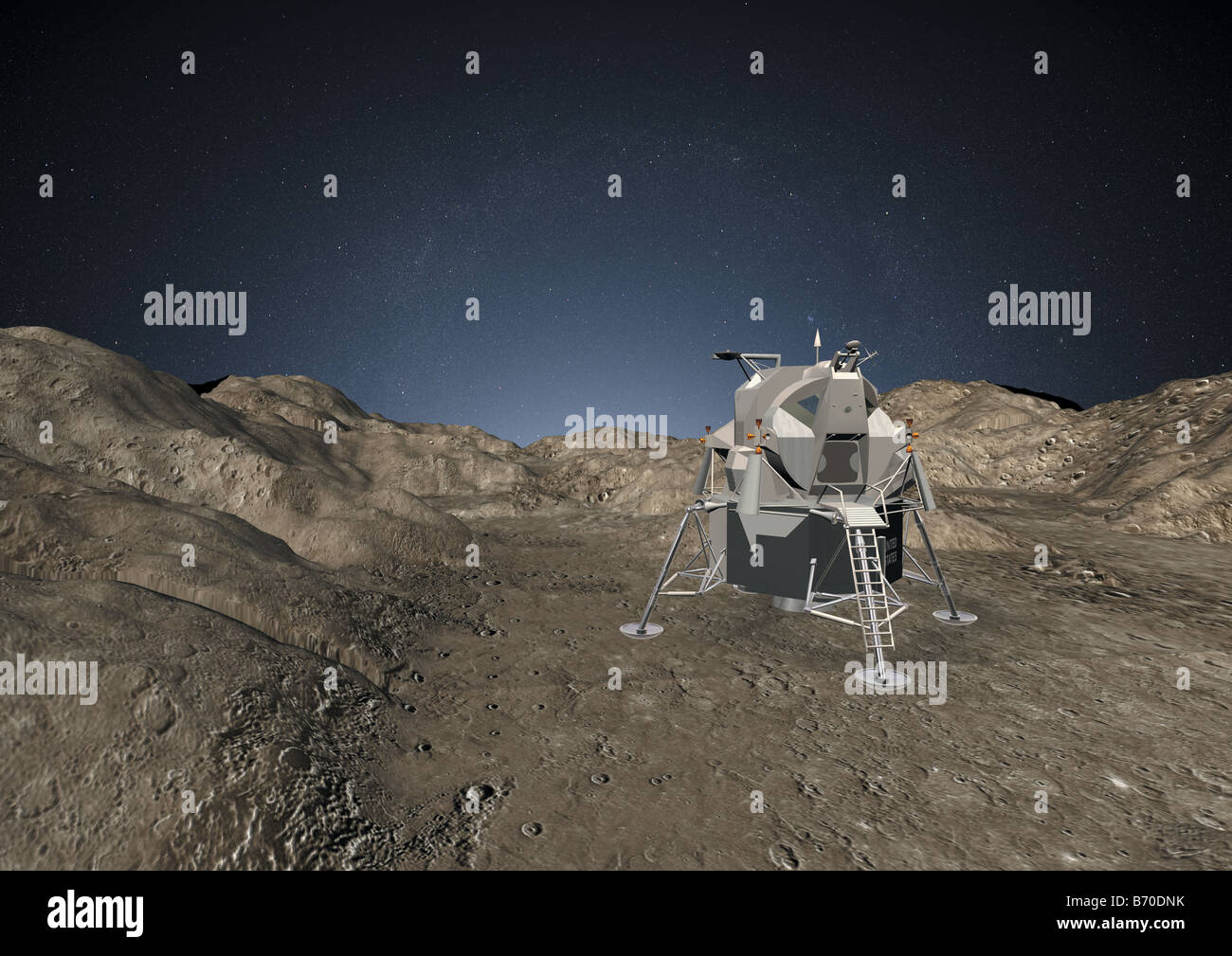 Atterrissage sur la lune Banque de photographies et d’images à haute ...