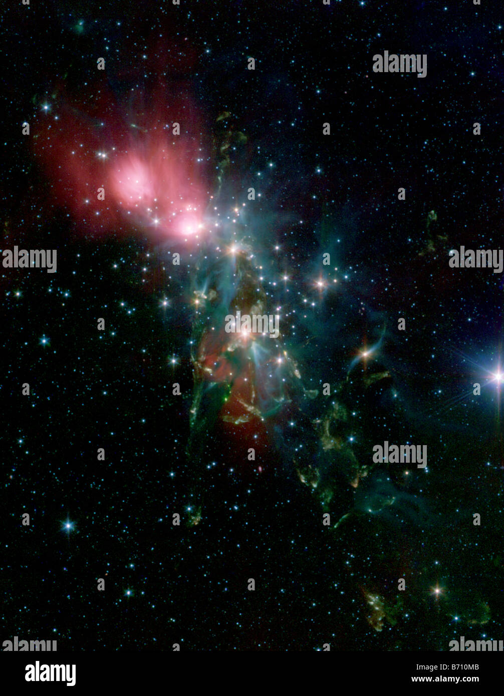Nébuleuse NGC 1333 réflexion appelée dans Perseus Banque D'Images