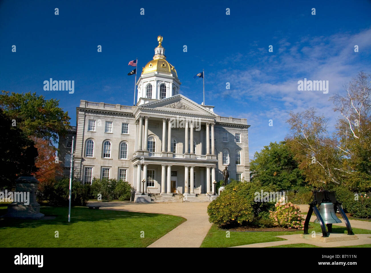 Le New Hampshire State House est le State Capitol building situé à Concord dans le New Hampshire USA Banque D'Images