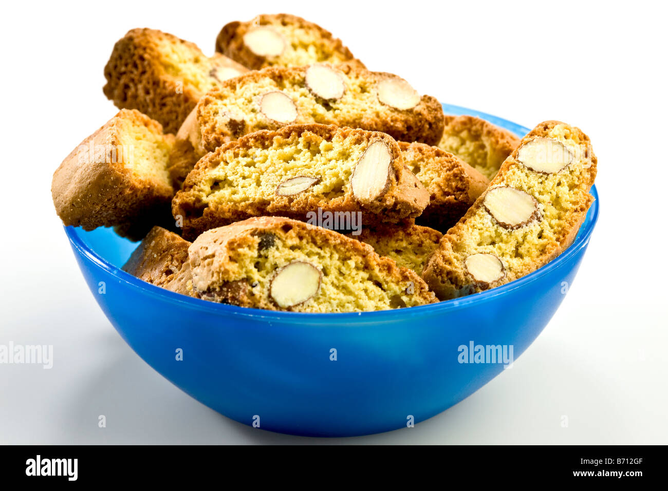 Bol de Toscane biscuits aux amandes Banque D'Images