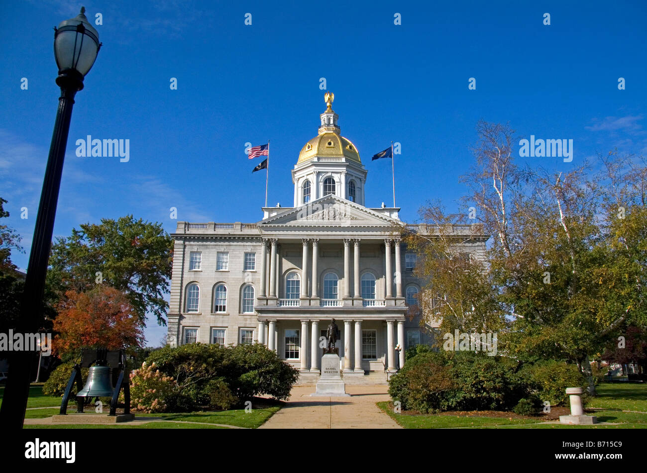 Le New Hampshire State House est le State Capitol building situé à Concord dans le New Hampshire USA Banque D'Images