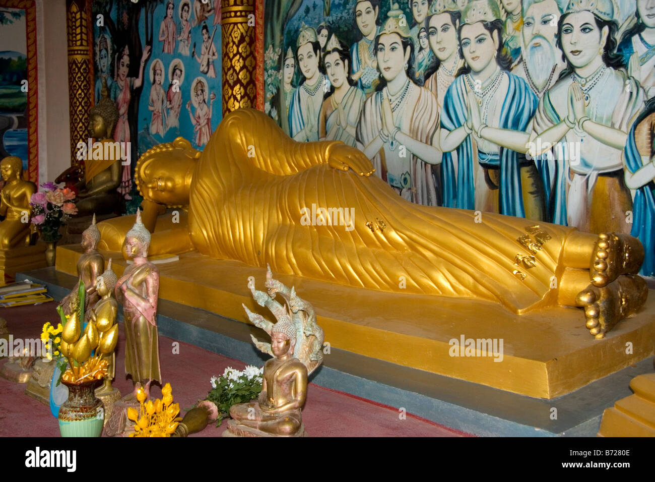 Ko Samui Wat Phra Yai Banque D'Images