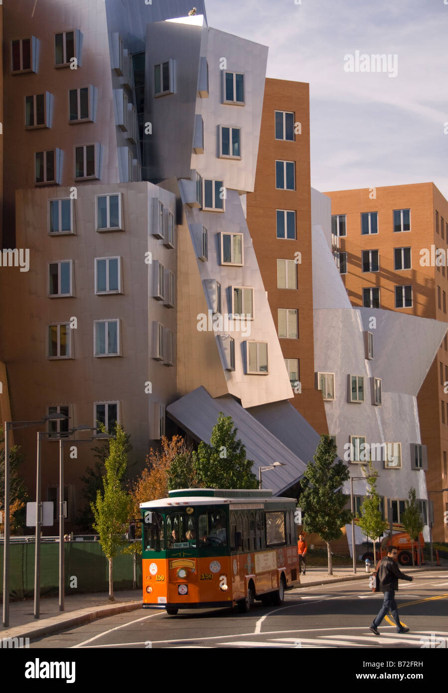 Le logiciel Stata Center, Massachusetts Institute of Technology (MIT), Cambridge, Massachusetts Banque D'Images