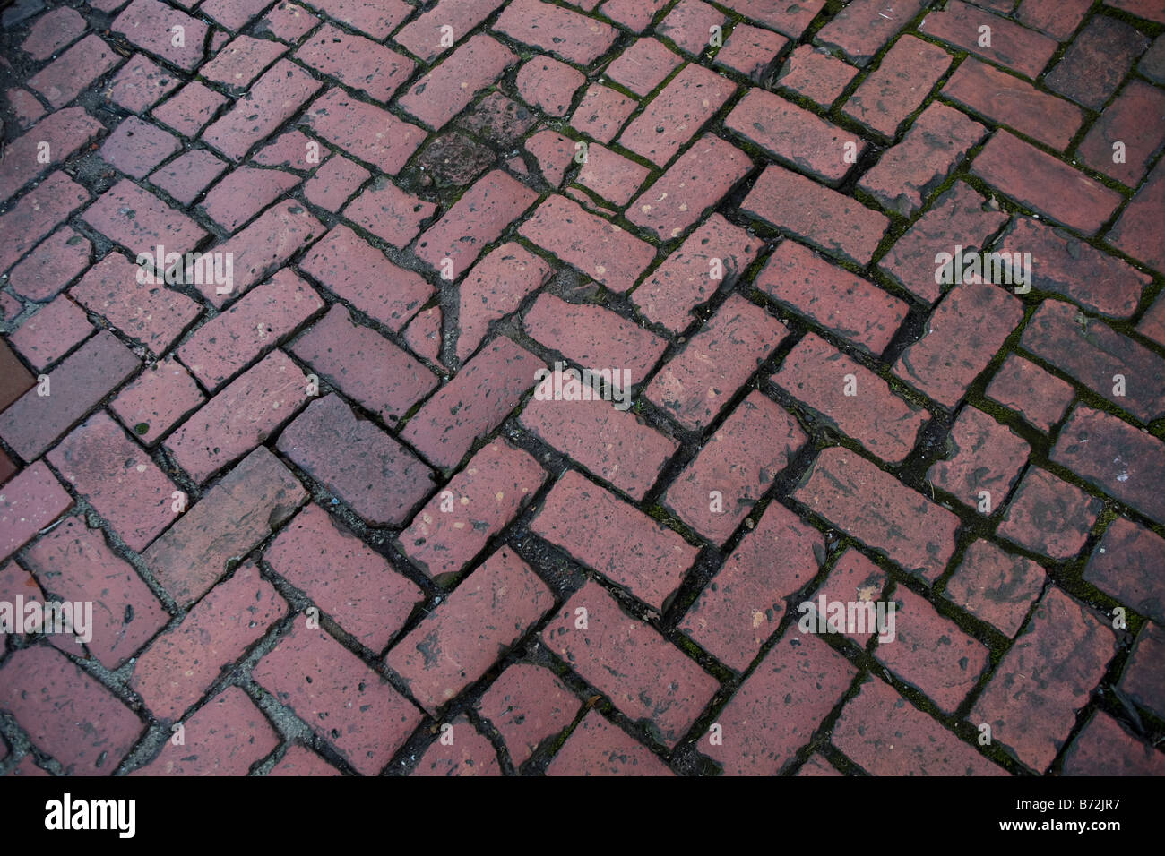 Allée de briques Banque D'Images