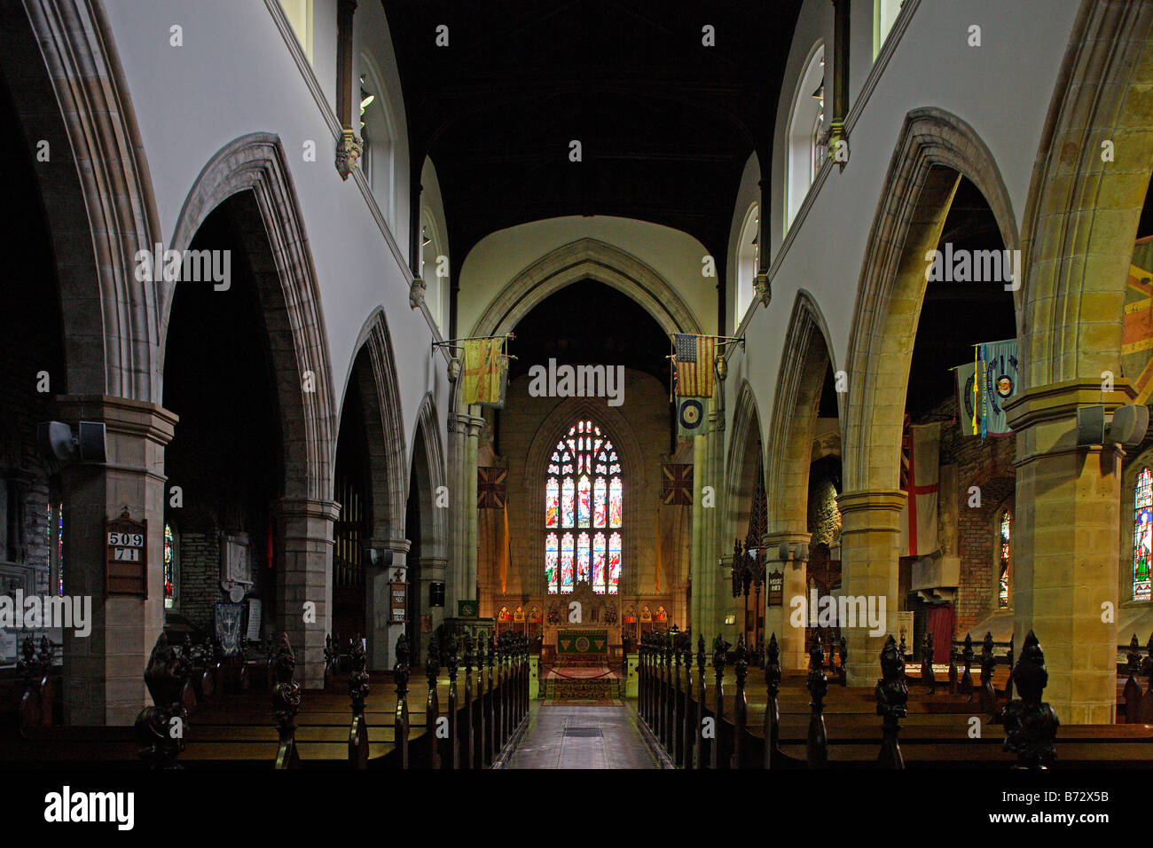 L'Irlande du Nord Derry cathédrale St Columb Co Derry Londonderry UK Banque D'Images