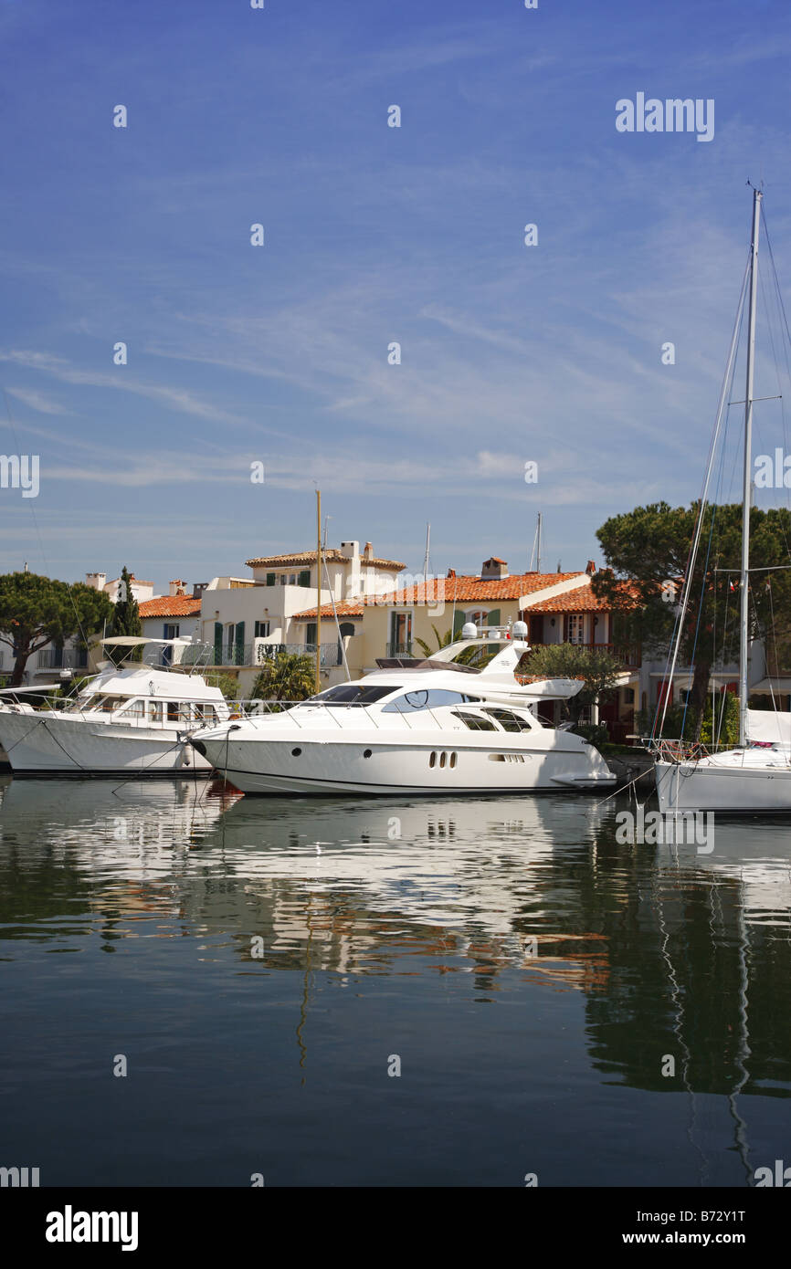 Port Grimaud, Côte d'Azur, France Banque D'Images