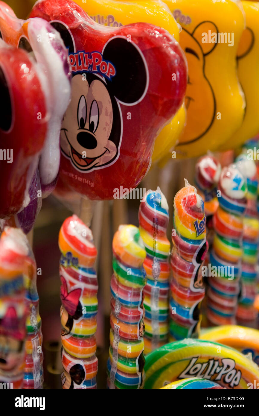 Bonbons Disney à vendre aux parcs à thème à Orlando Banque D'Images