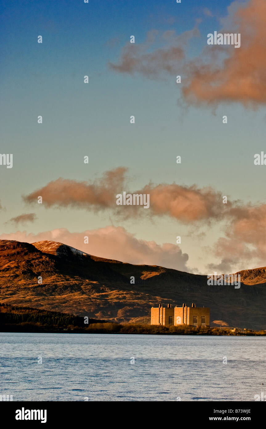 Centrale nucléaire nord Magnox Trawsfynydd Gwynedd au nord du Pays de Galles Banque D'Images