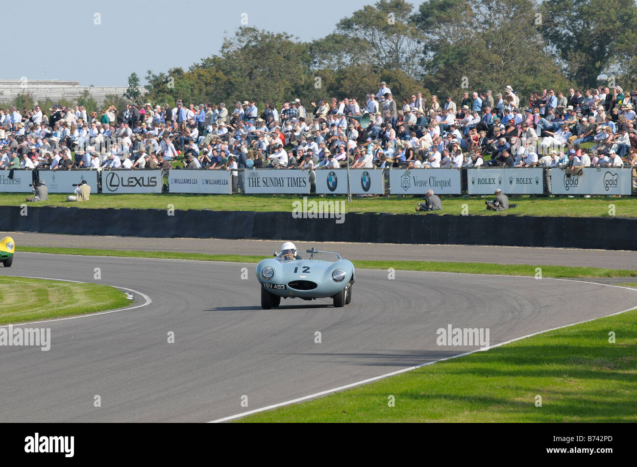 Goodwood Revival meeting septembre 2008 Jaguar D type 3441cc 1956 Stefan Ziegler Banque D'Images