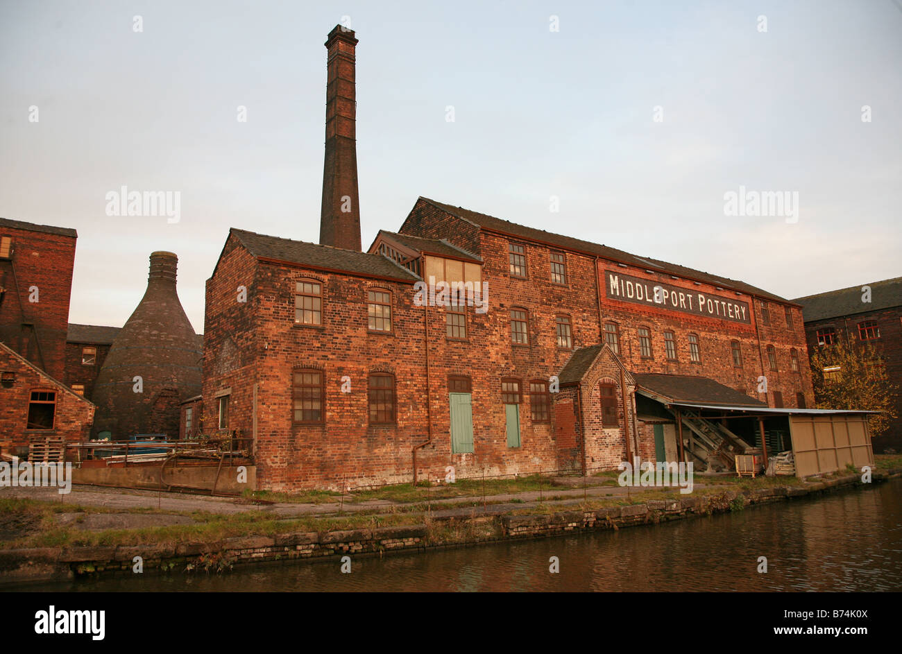 Middleport pottery factory, Stoke-on-Trent, le personnel qui appartient maintenant à la Fiducie de régénération du Prince Banque D'Images