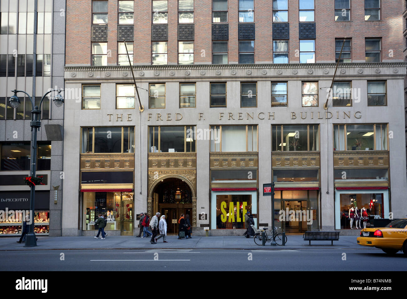 Manhattan, la 5e Avenue, boutiques Banque D'Images