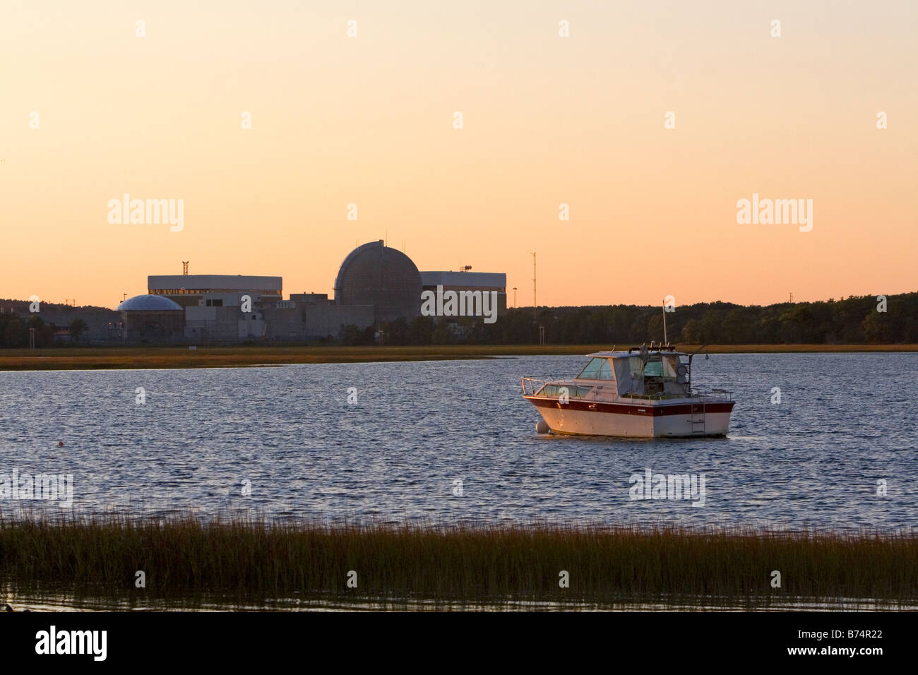La centrale nucléaire de Seabrook Seabrook situé dans le New Hampshire USA Banque D'Images