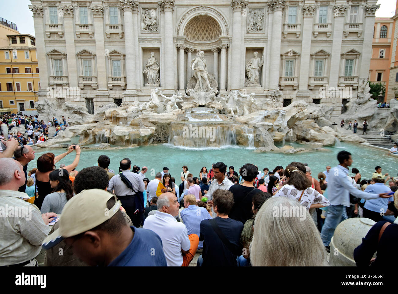 Fontaine de Trevi, Rome Banque D'Images