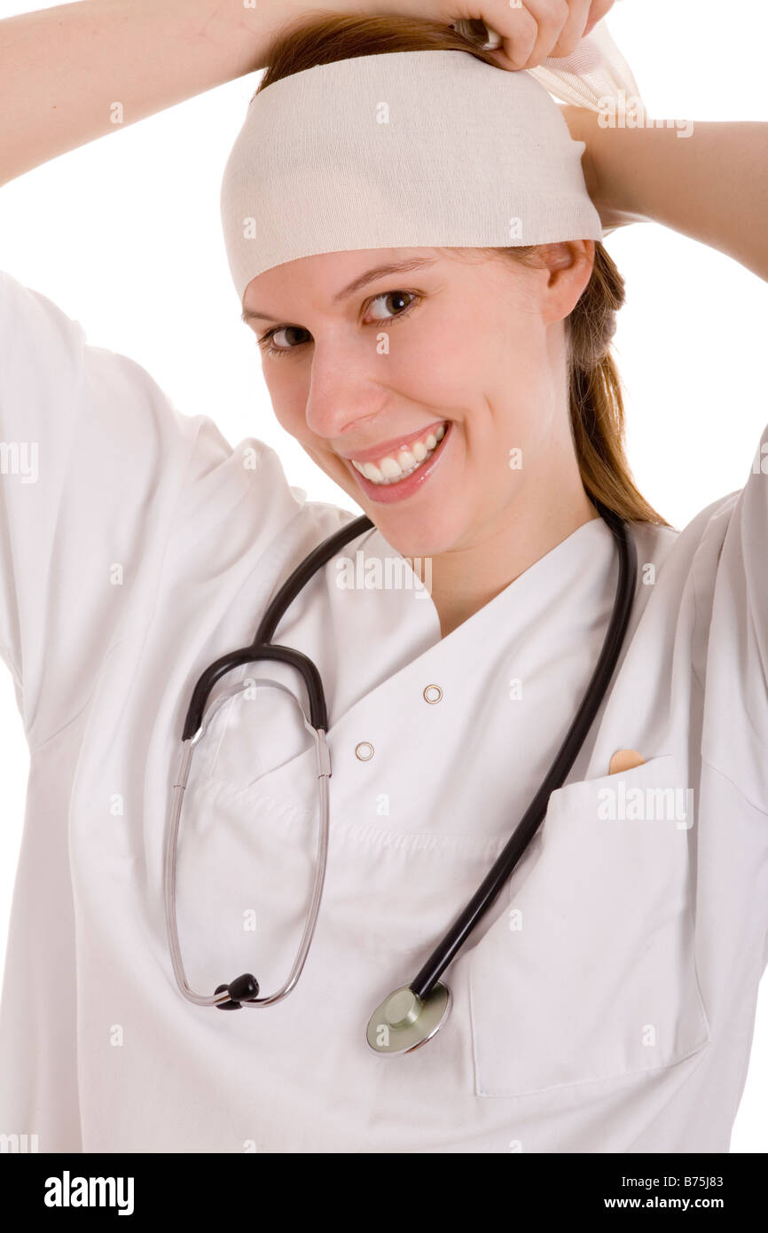 Infirmiere Drole Photo Stock Alamy