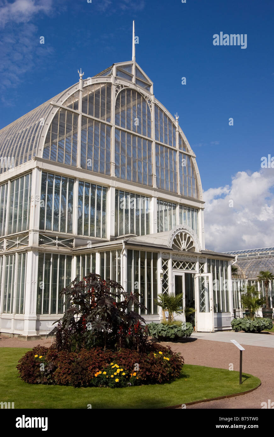 Le Palm house dans Tradgardsforeningen Park, Göteborg, Suède Banque D'Images