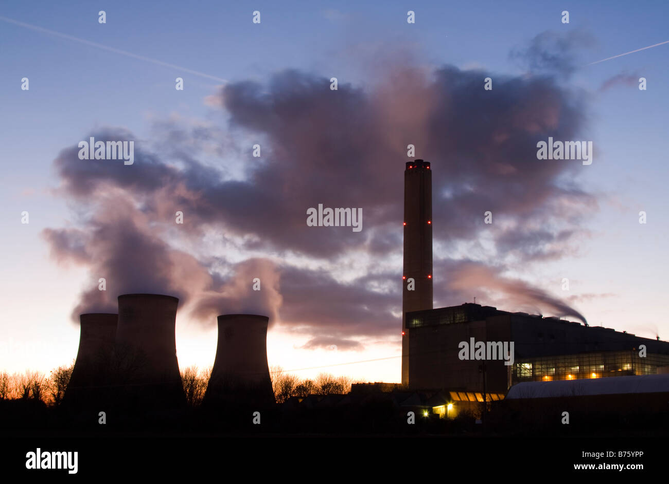 Didcot centrale thermique au charbon Oxfordshire Banque D'Images