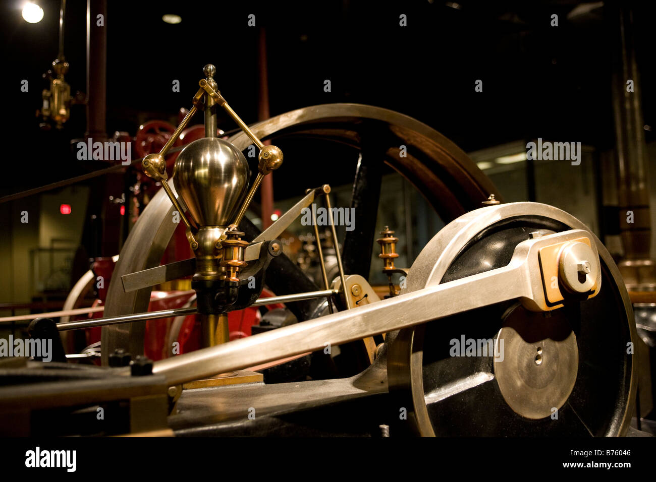 Vieux moteur à vapeur Banque D'Images