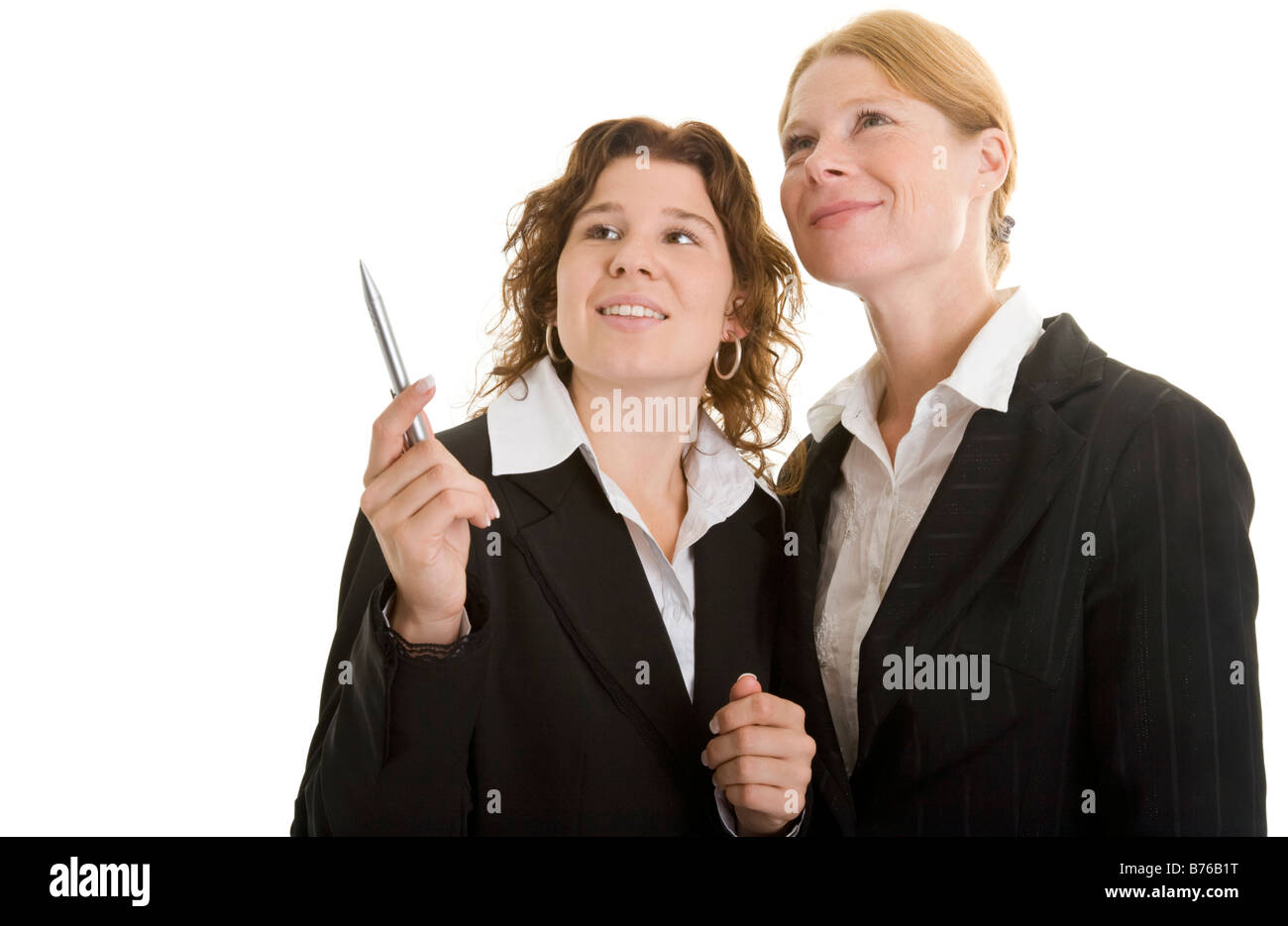 Deux businesswoman Banque D'Images