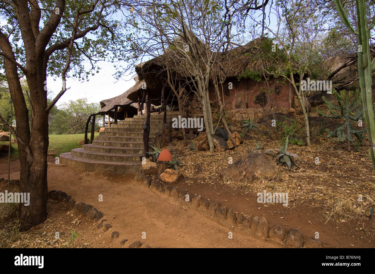Elsa s Kopje Lodge Parc National de Meru au Kenya Banque D'Images