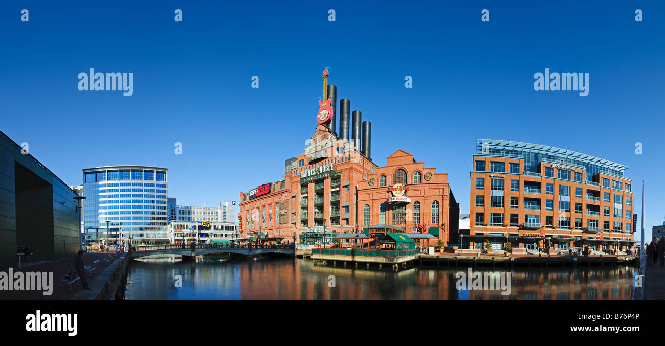 Inner Harbor de Baltimore, Maryland, USA. Banque D'Images