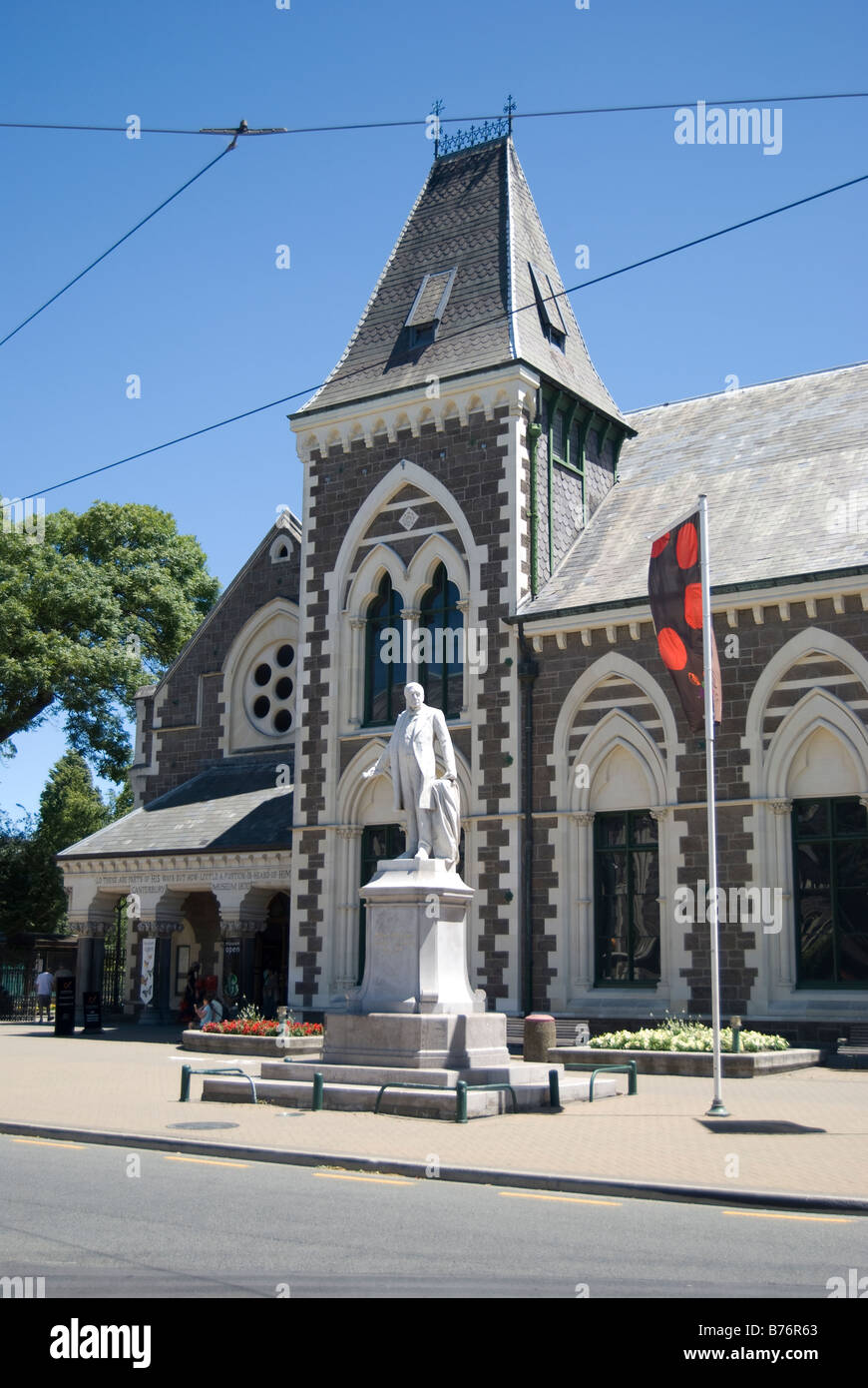 Musée de Canterbury, Rolleston Avenue, Christchurch, Canterbury, Nouvelle-Zélande Banque D'Images